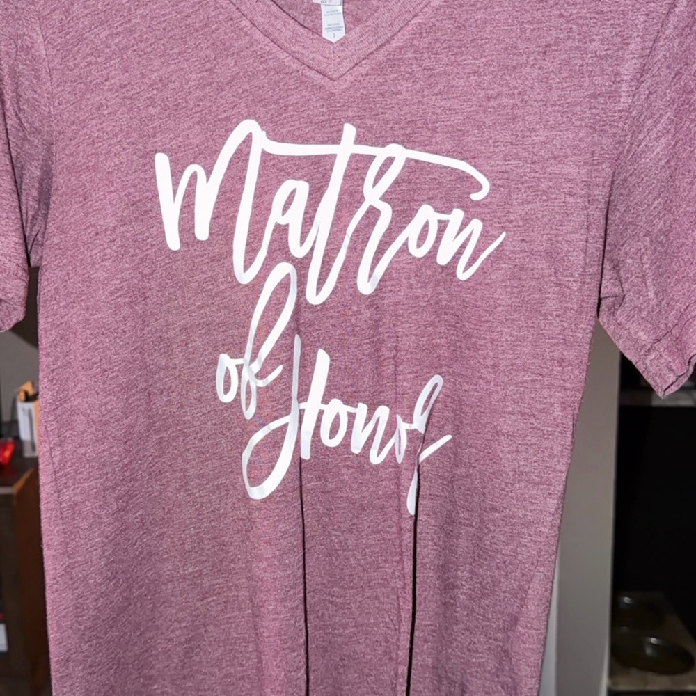 Matron of Honor V-Neck T-Shirt
